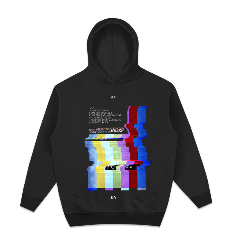 Beauty Tide Retro Street Loose Sweater Vapor Wave Letter Black Sweater Cool Sweater